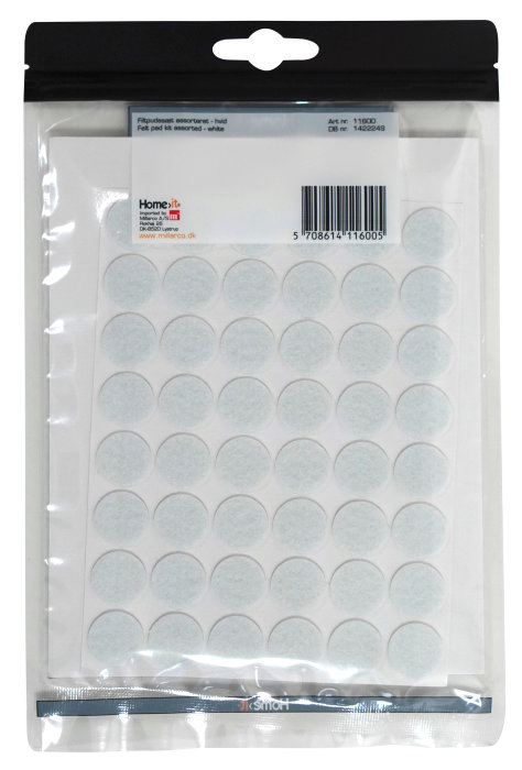 Möbeltassar Vita 125-pack